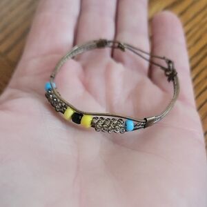 Beaded Antique Infants Bracelet